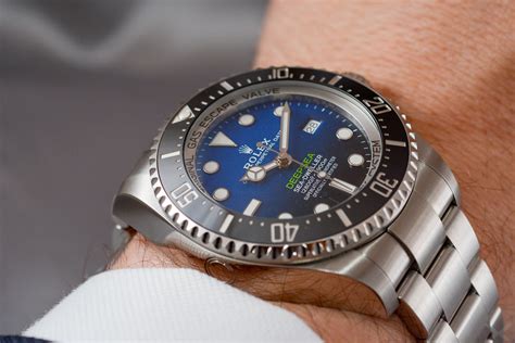 rolex deep sea dblue review|Rolex sea dweller blue face.